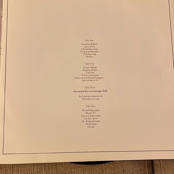 Jethro  Tull Living in the past LP Vinyl record - Picture 4 of 7